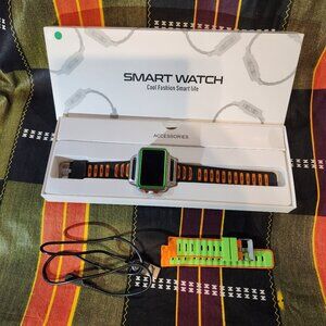 Unisex Fashion Smartwatch with Bluetooth and Heart Monitor